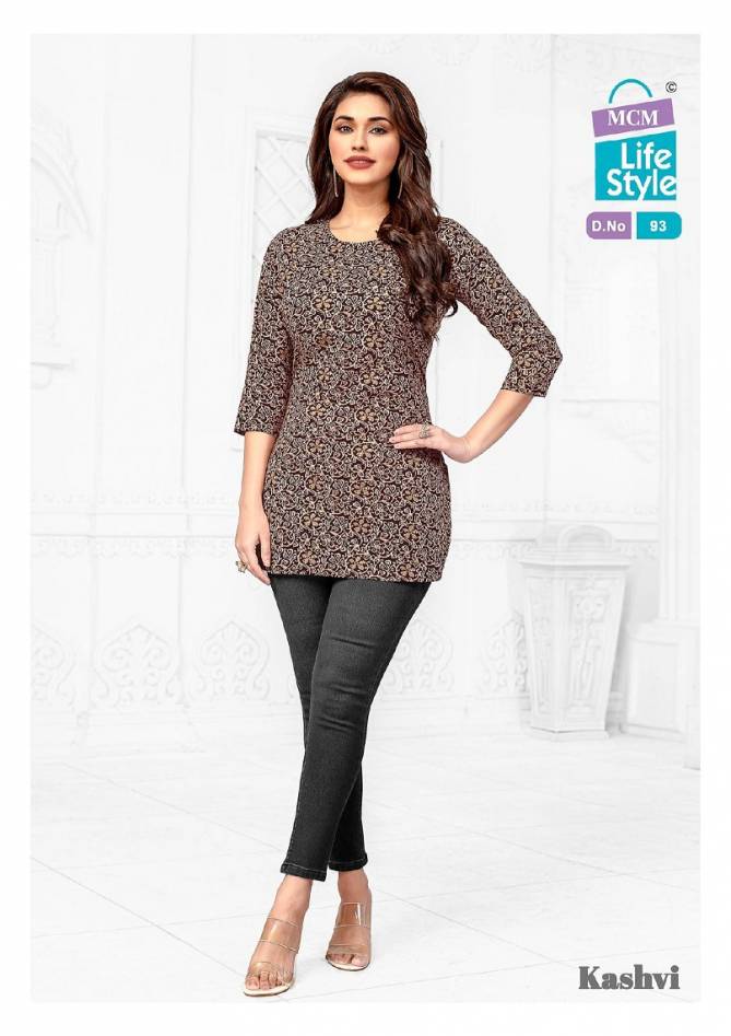 Kashvi Vol 7 By Mcm Cotton Printed Ladies Top Wholesale Online